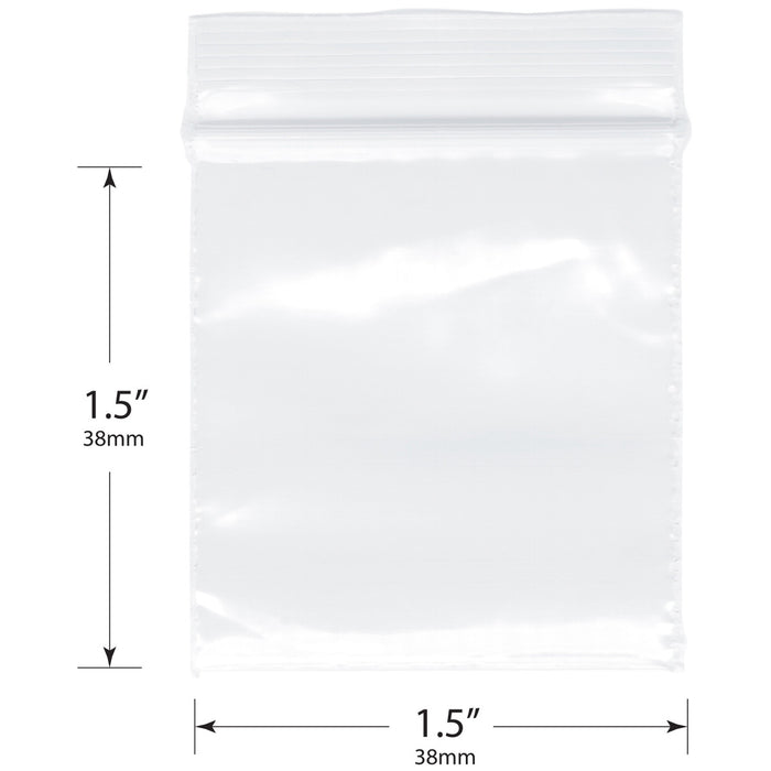 1.5" x 1.5" Plastic Bags (Pack of 100)