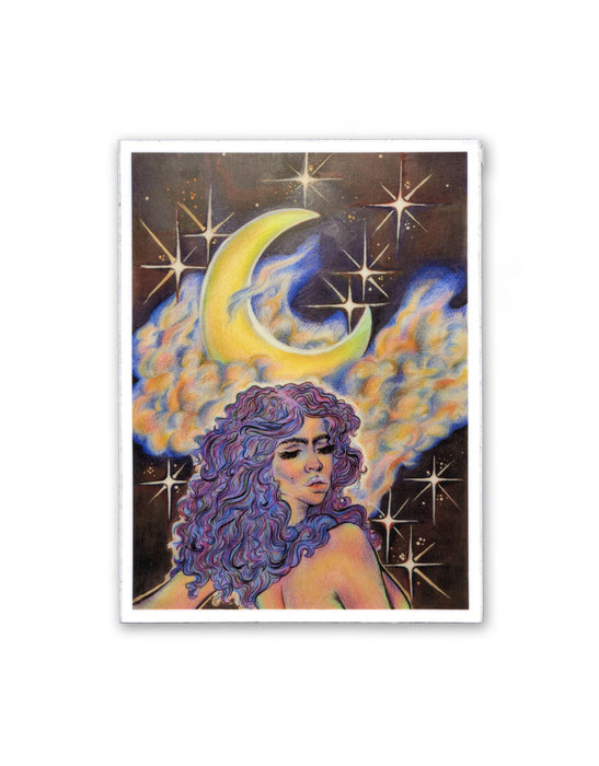 AIDE - "Lady & Moon" Sticker