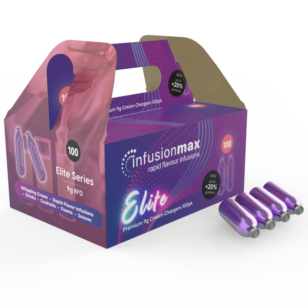 InfusionMax Elite 9g Cream Chargers 100pk