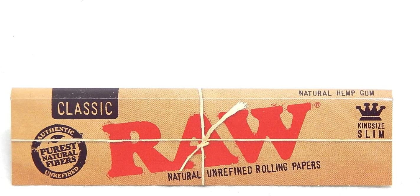 RAW King Size Slim Natural Rolling Papers