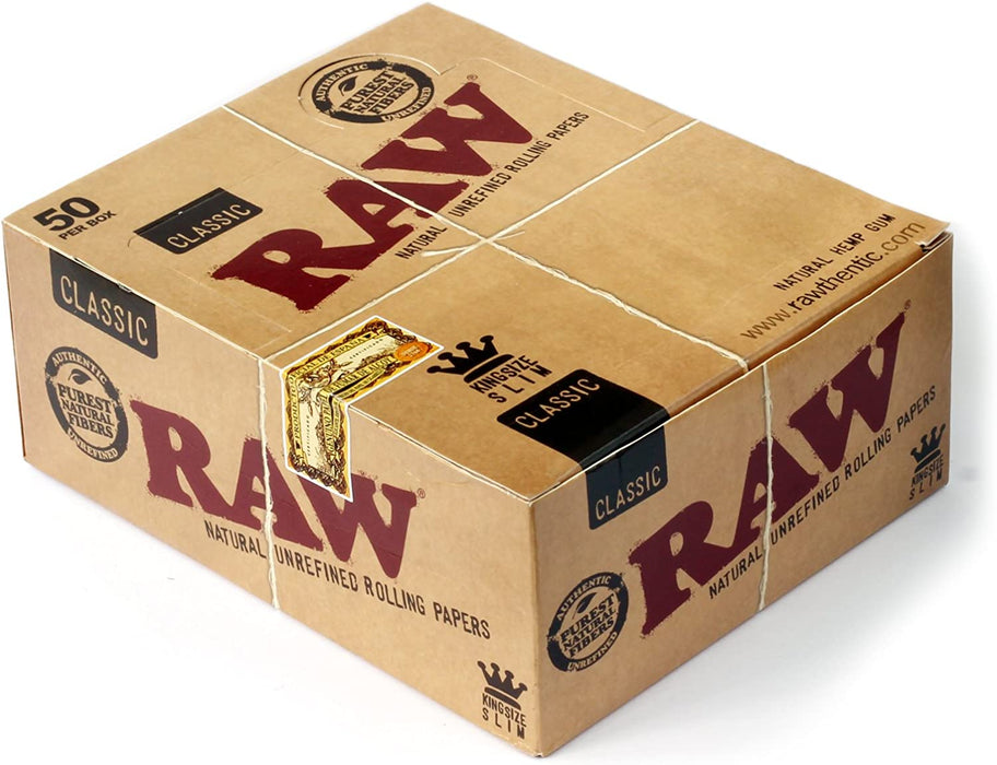 RAW King Size Slim Natural Rolling Papers