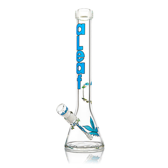 18" aLeaf® Spec Head 9MM Beaker Water Pipe