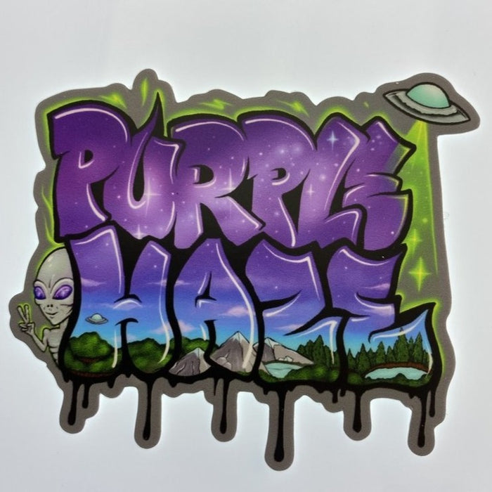 Purple Haze x Beyond Grasp Sticker - "Alien"