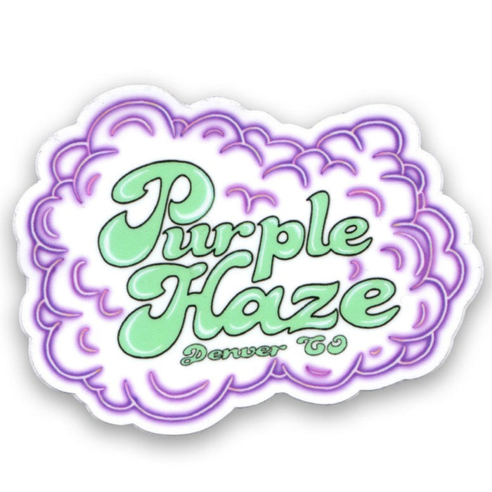 Purple Haze x Beyond Grasp Sticker - "White Cloud"
