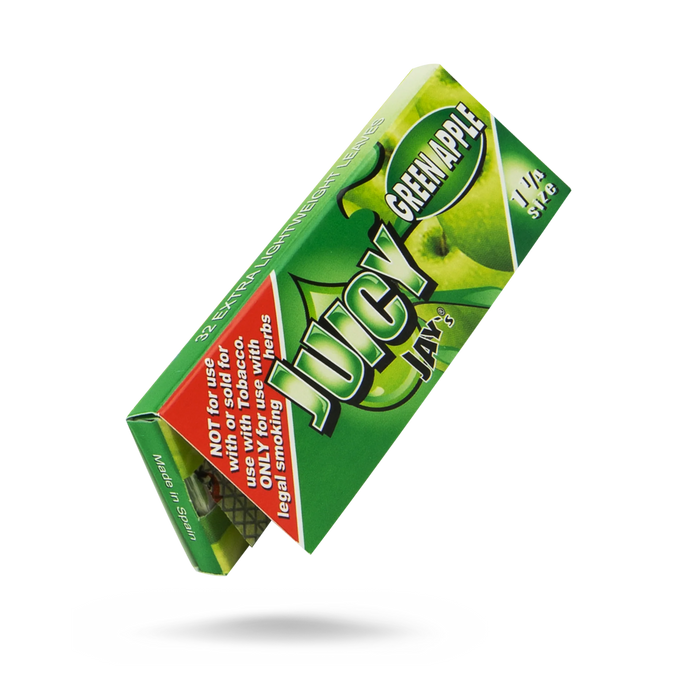 Juicy Jay's - 1 ¼" Green Apple Rolling Papers