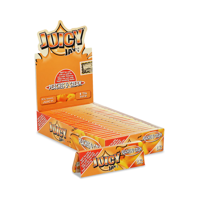 Juicy Jay's - 1 ¼" Peaches & Cream Rolling Papers