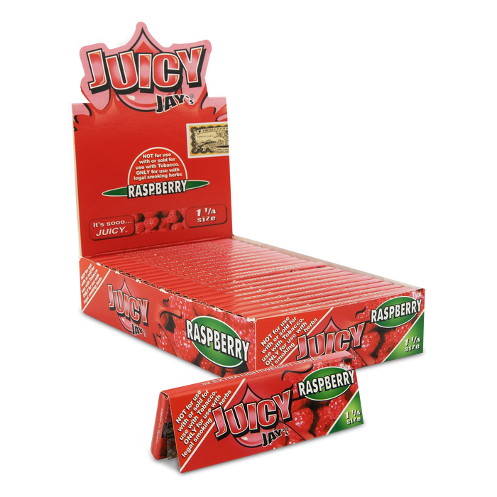 Juicy Jay's - 1 ¼" Raspberry Rolling Papers