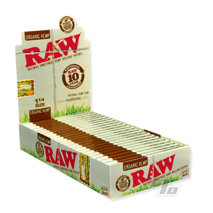 RAW Organic Hemp 1¼" Rolling Papers